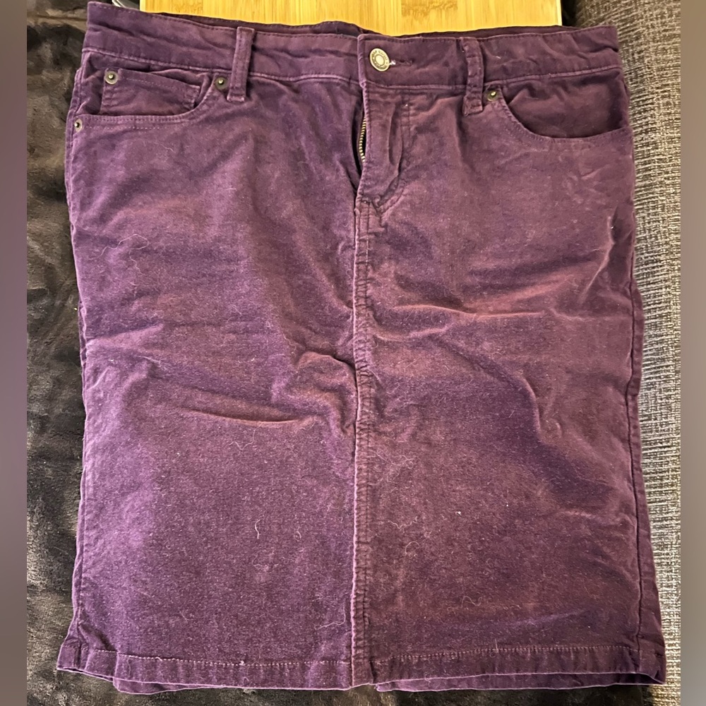 Velvet skirt